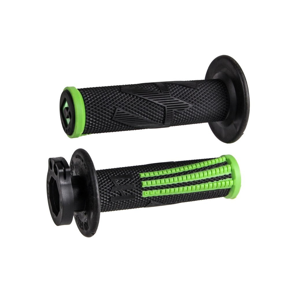 Handle bar mx grips ODI H36EPBN Emig Pro V2 Lock-On Grips Black/Green