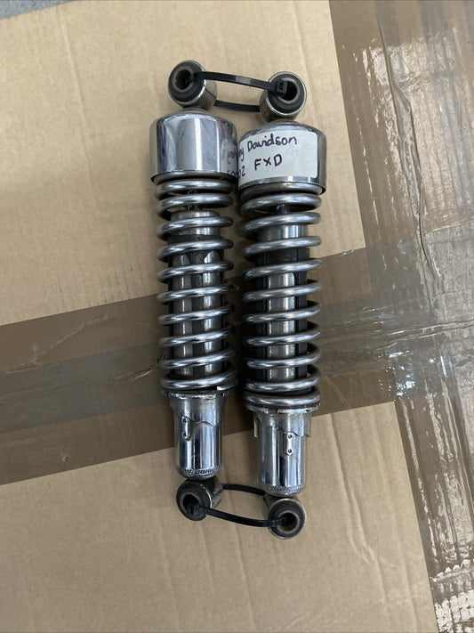 2002 Harley Davidson HD FXD Dyna Super Glide Rear Shock Suspension Chrome Spring